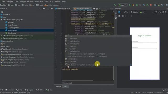 Retrofit Tutorial User Login/Authentication from Database || Android Studio Tutorial смотреть онлайн