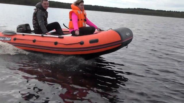 Лодка REEF Тритон 360 с надувным дном во всей красе смотреть онлайн