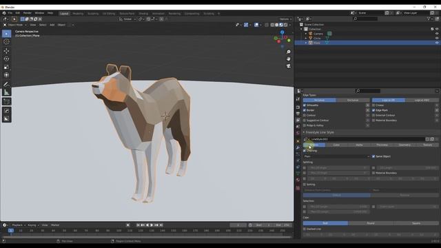 Render Edges and Styles in Blender with FREESTYLE! Beginners start here! смотреть онлайн