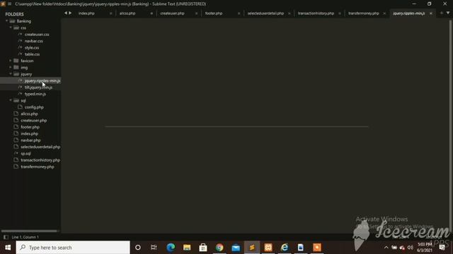 The Basic Banking System in php смотреть онлайн