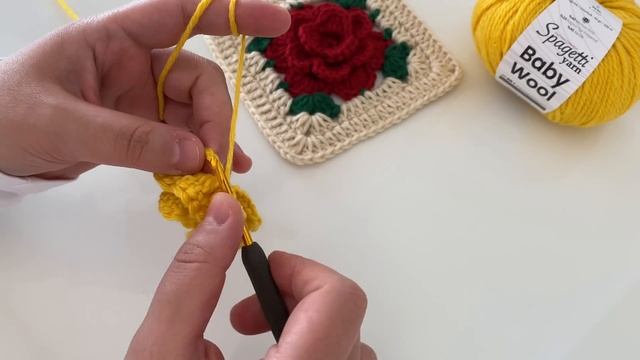 MUHTEŞEM SONUÇ? 3 BOYUTLU GÜL KARE MOTİF YAPIMI смотреть онлайн