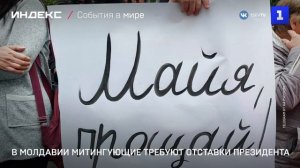 В Молдавии митингующие требуют отставки президента