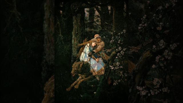 Иван-царевич на Сером волке. Васнецов, Третьяковская галерея.