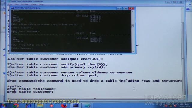 Oracle || Oracle DDL & DML Cammands Part-1 by Siva смотреть онлайн