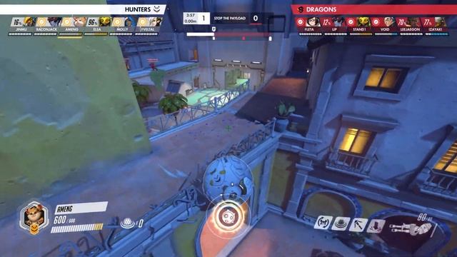 AMENG WRECKING BALL POV | Chengdu Hunters Vs. Shanghai Dragons | Every Moment Hammond Gameplay смотреть онлайн