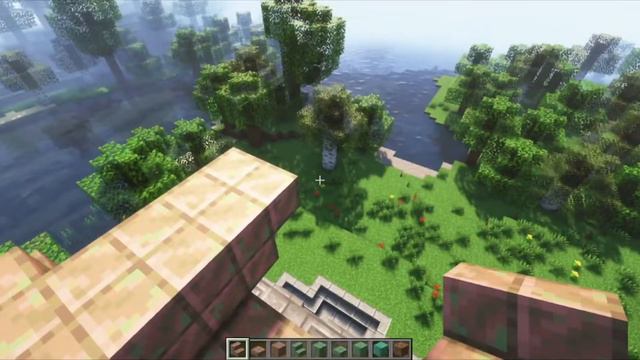 Minecraft | How to build the Fountain with a Statue | Tutorial смотреть онлайн
