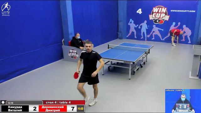 14:30 Хамурда Виталий 3-0 Деревинский Дмитрий  стол 4  ЮГ-3  17.11.21