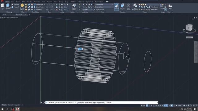 AutoCAD 3D : Gear Shaft | Tagalog Tutorials смотреть онлайн
