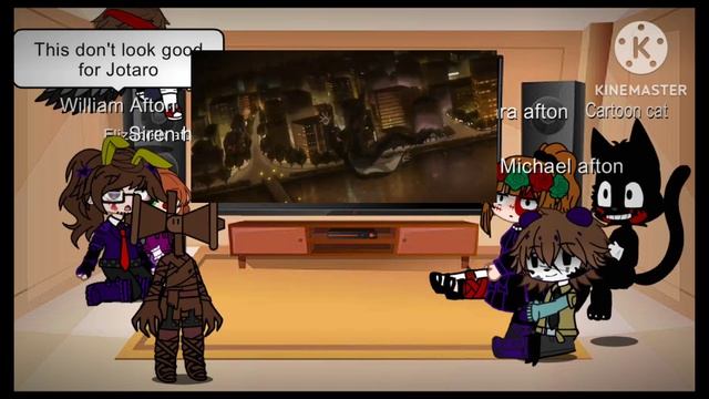 Afton Family Reacts to Jotaro Vs dio (Special Guest) смотреть онлайн