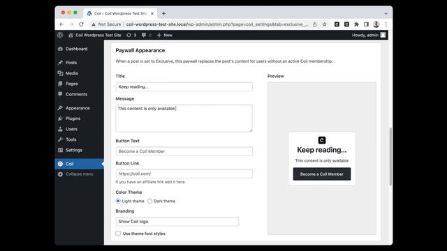 Coil WordPress Plugin 2.0 смотреть онлайн