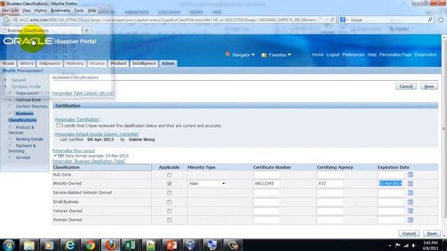 R12i Supplier Lifecycle Management - Supplier Business Certification смотреть онлайн