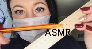 АСМР сниму с тебя мерки РОЛЕВАЯ ИГРА | ASMR MEASURING role play | измерение лица перед операцией ✔️