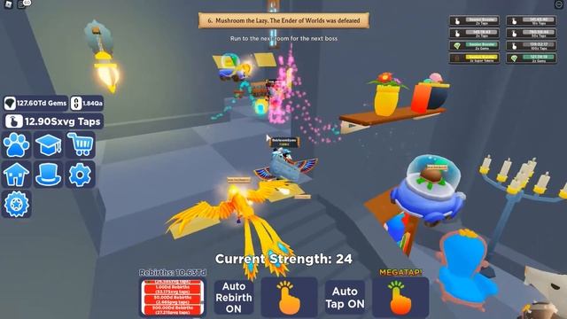 СЕКРЕТНАЯ ЖЕЛТАЯ КНОПКА И ВСЕ ГЕЙМПАСЫ В ТАППИНГ СИМУЛЯТОРЕ! ROBLOX TAPPING SIMULATOR смотреть онлайн