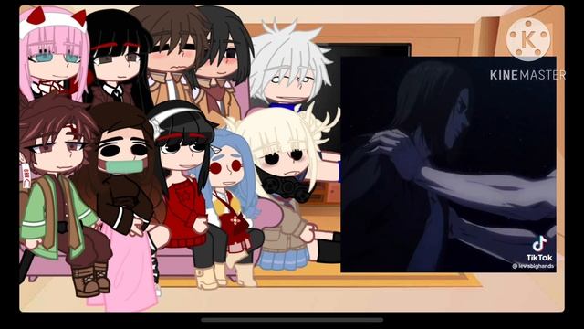 Anime Characters React To Each Other ||  5/7 || Mikasa And Eren ||