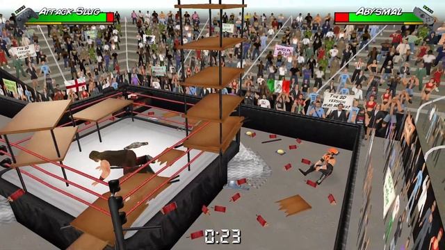 Wrestling Empire - Insane Table Spots & Botches смотреть онлайн