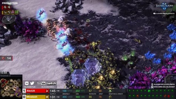 ИГРЫ НА КУБКЕ ЛЕГЕНД | Матчи Alex007 vs milkicow, Minato, Unix в рамках Legend Cup по StarCraft II