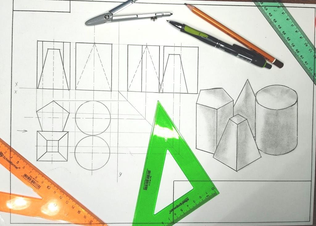 Задание 34. Вариант 7 (8, 9). Построение ГРУППЫ ГЕОМЕТРИЧЕСКИХ ТЕЛ. Часть 1 смотреть онлайн