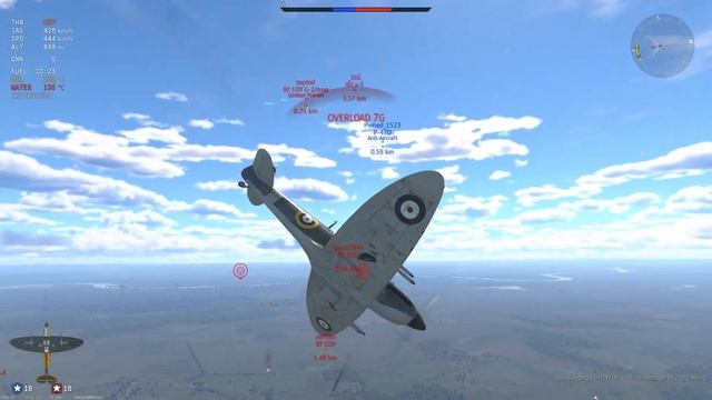 "New" Hispanos, Same Old Vices: Spitfire F. MkIXc (War Thunder) смотреть онлайн