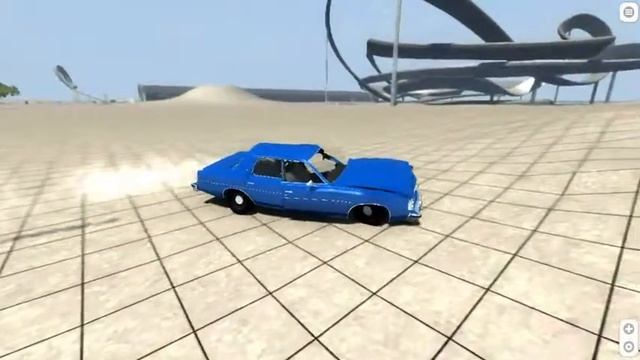 BeamNG.Drive 1975 FORD LTD Crashtest + Downloadlink смотреть онлайн