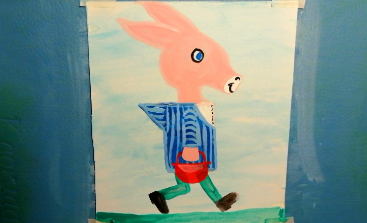 Как нарисовать ослика смотреть онлайн