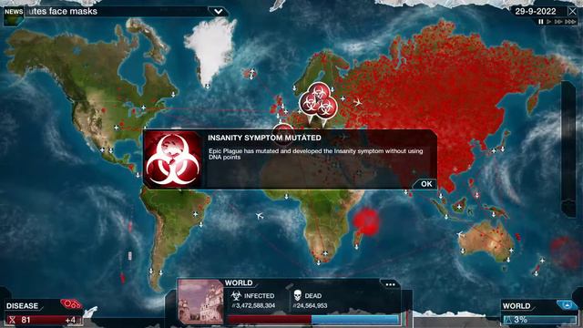 Plague Inc. Speedrun Virus disease normal difficulty смотреть онлайн
