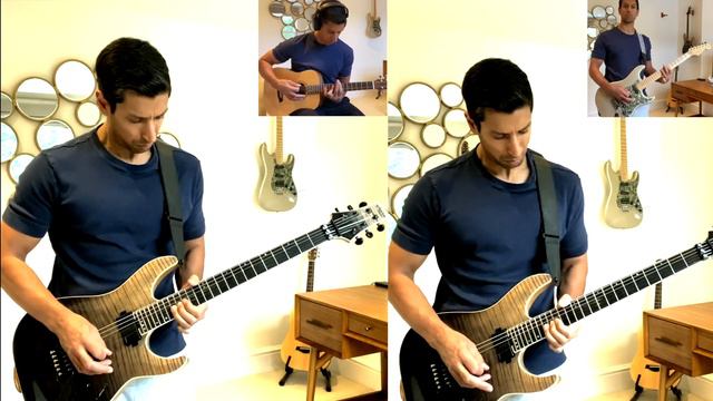 Peace of Mind (Boston) - Guitar cover over backing track - by Jon S смотреть онлайн