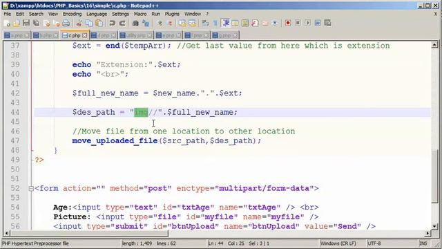 16/18- PHP - File Uploading without AJAX - Urdu/Hindi смотреть онлайн