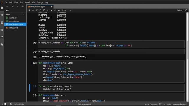 Mean Median imputation | handling missing values using SimpleImputer смотреть онлайн