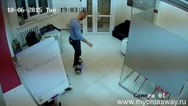 Приседания на гироскутере CROSSWAY X смотреть онлайн