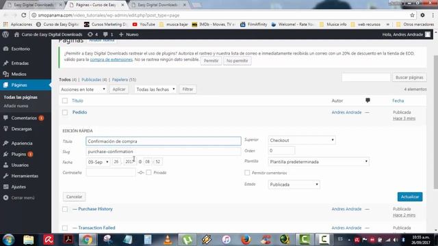 Instalar Easy Digital Downloads de Wordpress смотреть онлайн