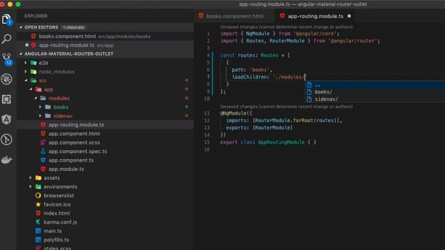 Angular Material using Angular Router with Lazy Loading and Named Outlets смотреть онлайн