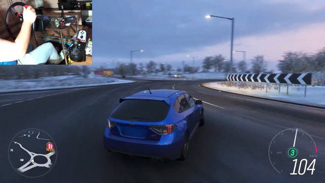 Subaru Impreza WRX STI 723 HP 2008 4WD | Logitech G27 + 6КПП