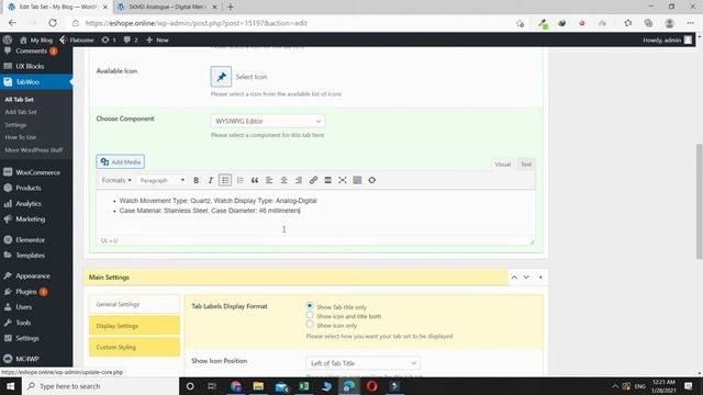 How to add custom Tab for all Woo-Commerce Products at one time and change styling || Hindi смотреть онлайн