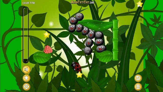 Флеш игра Sticky Blobs - Забавные Липкие Слизни смотреть онлайн