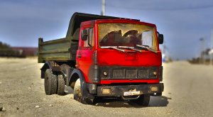 Тюнинг масштабной модели МАЗ САМОСВАЛ 1/43