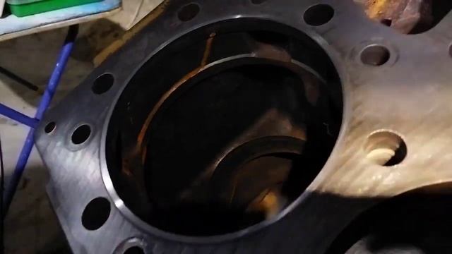 Ремонт посадочного места гильзы блока CATERPILLAR 34 серии блок 3408