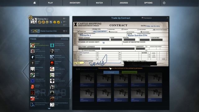CS GO Trade Up Contract Desert Eagle Blaze смотреть онлайн