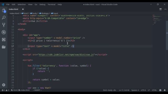 #10 - How to register custom Filters in Vue.js? | Vue 2 Basics, Beginner tutorials смотреть онлайн
