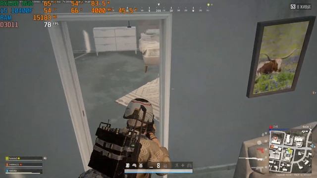 PUBG на i5 10400F/RX580 8Gb/16озу 2666МГц смотреть онлайн