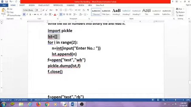 Python Binary File Handling Part-4 Pradeep Swami смотреть онлайн