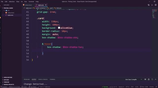 Responsive Pricing Cards Using Only HTML SASS & CSS смотреть онлайн