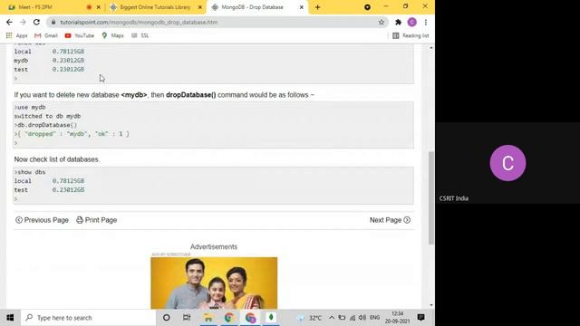 MongoDB Setup And Introduction || CSRIT India || смотреть онлайн