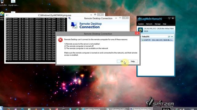Remote Desktop from Win 8 to Win 10 using Hamachi смотреть онлайн