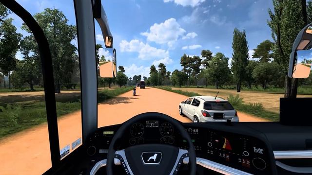 ETS2 EXTREME DRIVING ON FLOODED AND ROUGH ROADS I FIVE STAR BUS MOD | + DOWNLOAD LINK 1.40 смотреть онлайн
