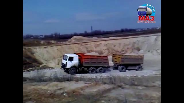 Самосвал МАЗ 5516 в деле смотреть онлайн