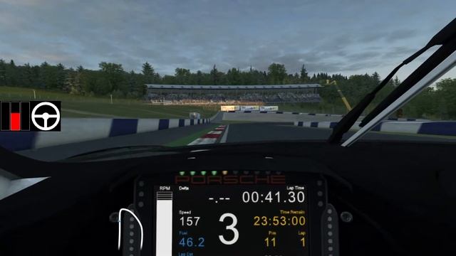 RaceRoom - Porsche 911 GT3 (2019) on Red Bull Ring Spielberg | Grand Prix Circuit. смотреть онлайн