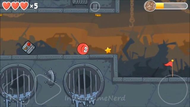 Red Ball 4 level 34 Walkthrough / Playthrough video. смотреть онлайн