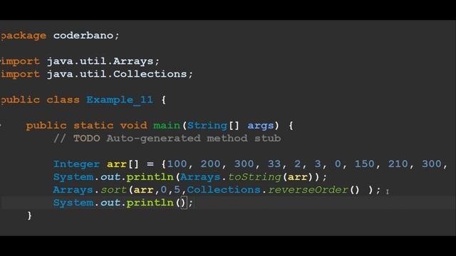 sort specific index in array in descending order in java смотреть онлайн