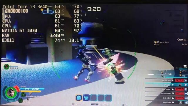 [i3 3240 + GT 1030 + 8 GB RAM] New Gundam Breaker | 1080p - Medium Low | Camera Record смотреть онлайн