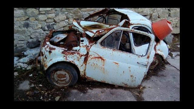 crash test Fiat 500 d' epoca distrutte смотреть онлайн